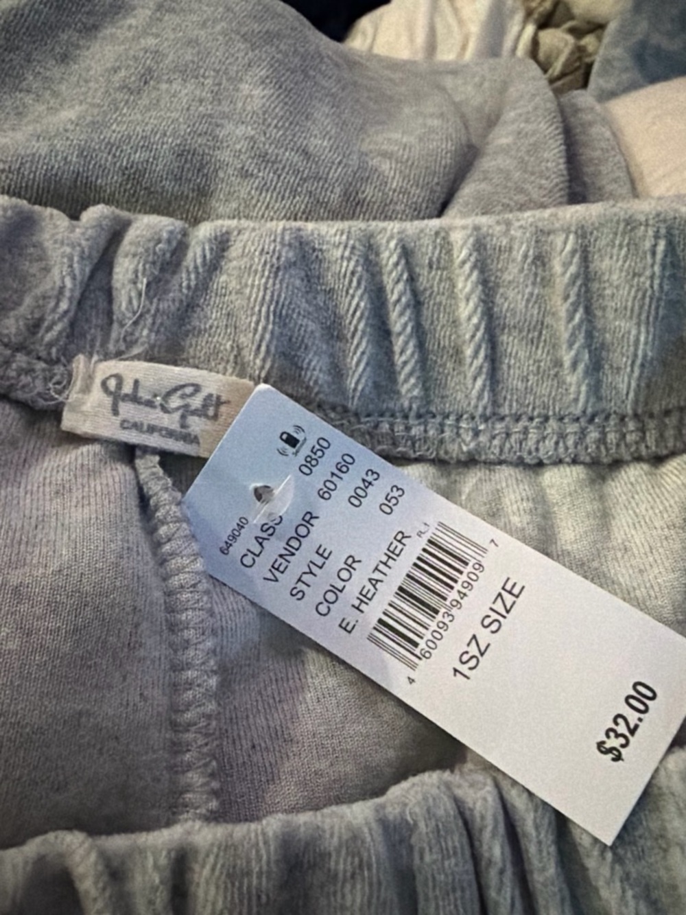 PacSun Kids Heather Gray Elastic Waist Joggers